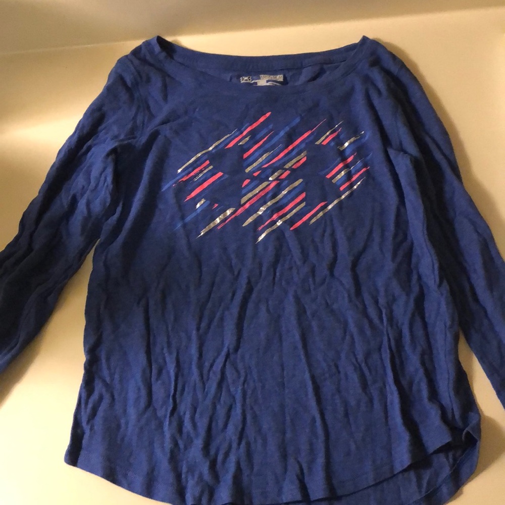 Blue under armor shirt